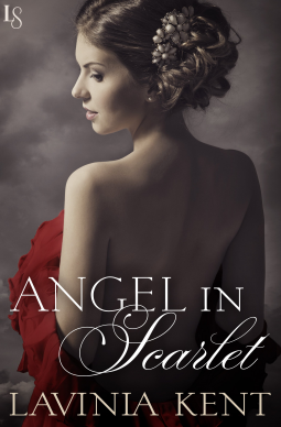 book cover for Angel in Scarlet