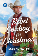 book cover for A Rebel Cowboy for Christmas