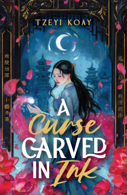 book cover for A Curse Carved in Ink