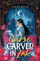 book cover for A Curse Carved in Ink