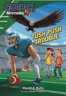 book cover for Football Mysteries #3: Tush Push Trouble