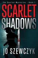 book cover for Scarlet Shadows