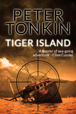 book cover for Tiger Island
