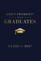 book cover for God's Promises for Graduates: Class of 2027 – Navy NKJV
