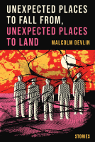 book cover for Unexpected Places to Fall From, Unexpected Places to Land