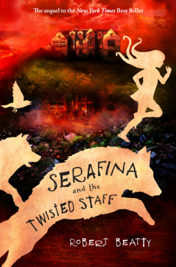 book cover for Serafina and the Twisted Staff-The Serafina Series Book 2