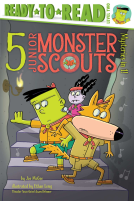 book cover for 5 Junior Monster Scouts Mysteries in 1!