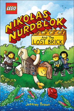 book cover for LEGO Nikolas Nurdblok and the Lost Brick