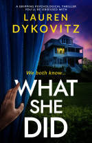 book cover for What She Did