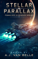 book cover for Stellar Parallax: Human Hope in a Grimdark World