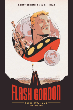 book cover for Flash Gordon: Two Worlds - Volume One