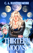 book cover for Thirteen Moons