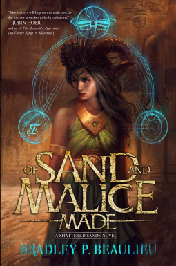 book cover for Of Sand and Malice Made