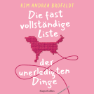 Buchcover für Die fast vollständige Liste der unerledigten Dinge
