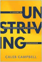 book cover for Unstriving