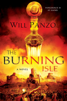 book cover for The Burning Isle