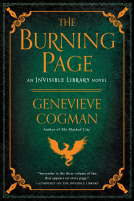 book cover for The Burning Page