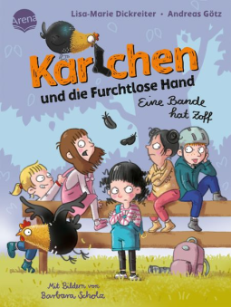 Buchcover für Karlchen und die Furchtlose Hand (2). Eine Bande hat Zoff