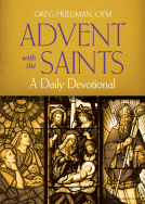 book cover for Advent with the Saints