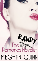 book cover for The Randy Romance Novelist