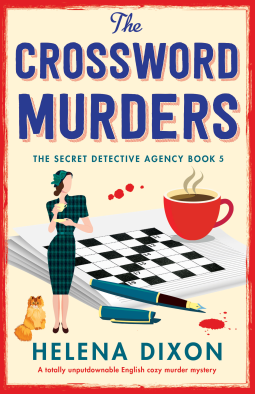book cover for The Crossword Murders (The Secret Detective Agency Book 5)