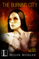 book cover for The Burning City