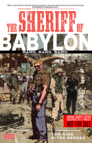 book cover for The Sheriff of Babylon Vol. 1: Bang. Bang. Bang.