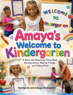 book cover for Amaya's Welcome to Kindergarten