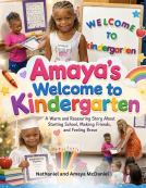 book cover for Amaya's Welcome to Kindergarten
