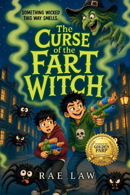 book cover for The Curse of the Fart Witch
