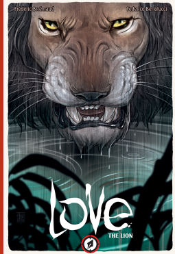 book cover for Love: The Lion