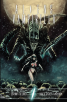 book cover for Aliens / Vampirella