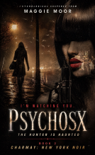 book cover for PSYCHOSX: The Hunter is Haunted