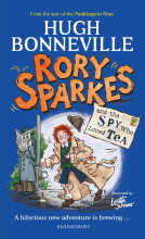 book cover for Rory Sparkes and the Spy Who Loved Tea