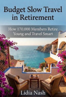book cover for Budget Slow Travel in Retirement