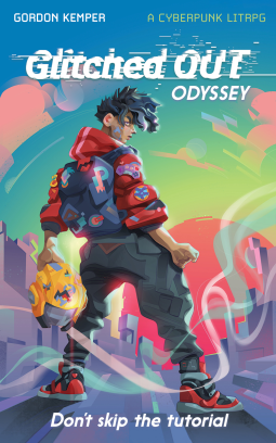 book cover for Glitched OUT Odyssey: Don't Skip the Tutorial