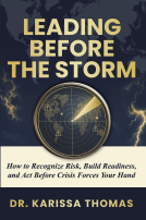 book cover for Leading Before the Storm