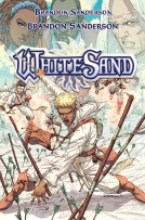 book cover for Brandon Sanderson's White Sand