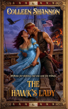 book cover for The Hawk's Lady