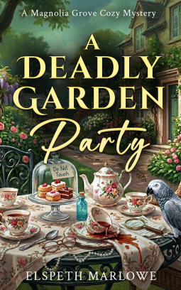 book cover for A Deadly Garden Party