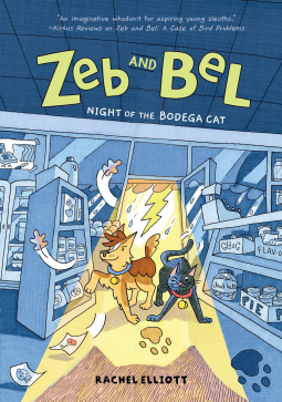 book cover for Zeb and Bel: Night of the Bodega Cat