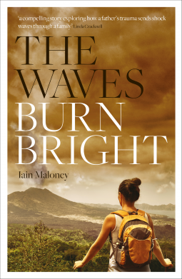 book cover for The Waves Burn Bright
