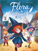 Couverture du livre pour Flora et la plume d'or T1