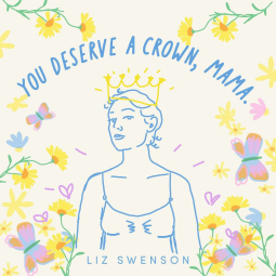 book cover for You Deserve a Crown, Mama
