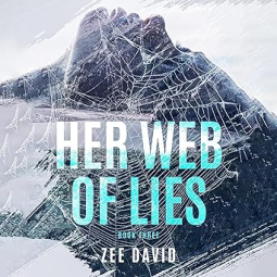 book cover for Her Web of Lies