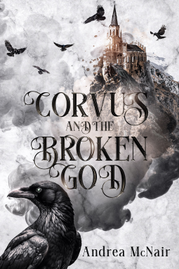 book cover for Corvus and the Broken God
