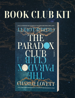 book cover for Book Club Kit: The Paradox Club by Charlie Lovett