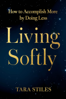 book cover for Living Softly