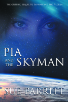 book cover for Pia and the Skyman