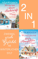 Buchcover für Wintertee im kleinen Büchercafé am Meer // Winterträume in der kleinen Manufaktur am Meer